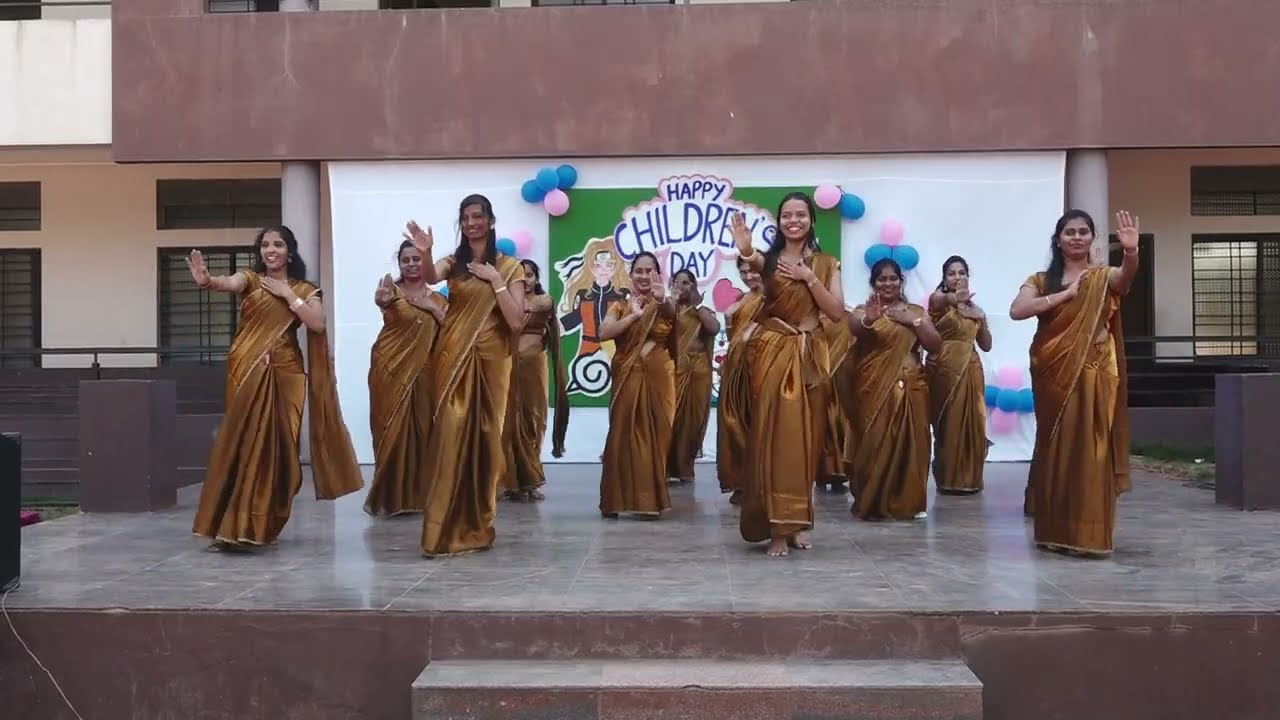 Children's day dance performance by teachers of St Francis of Assisi school Chikodi 