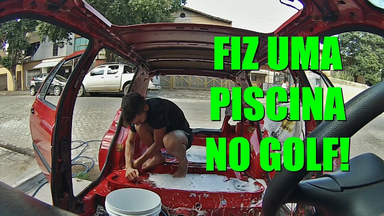 LAVAGEM INTERIOR DO GOLF.