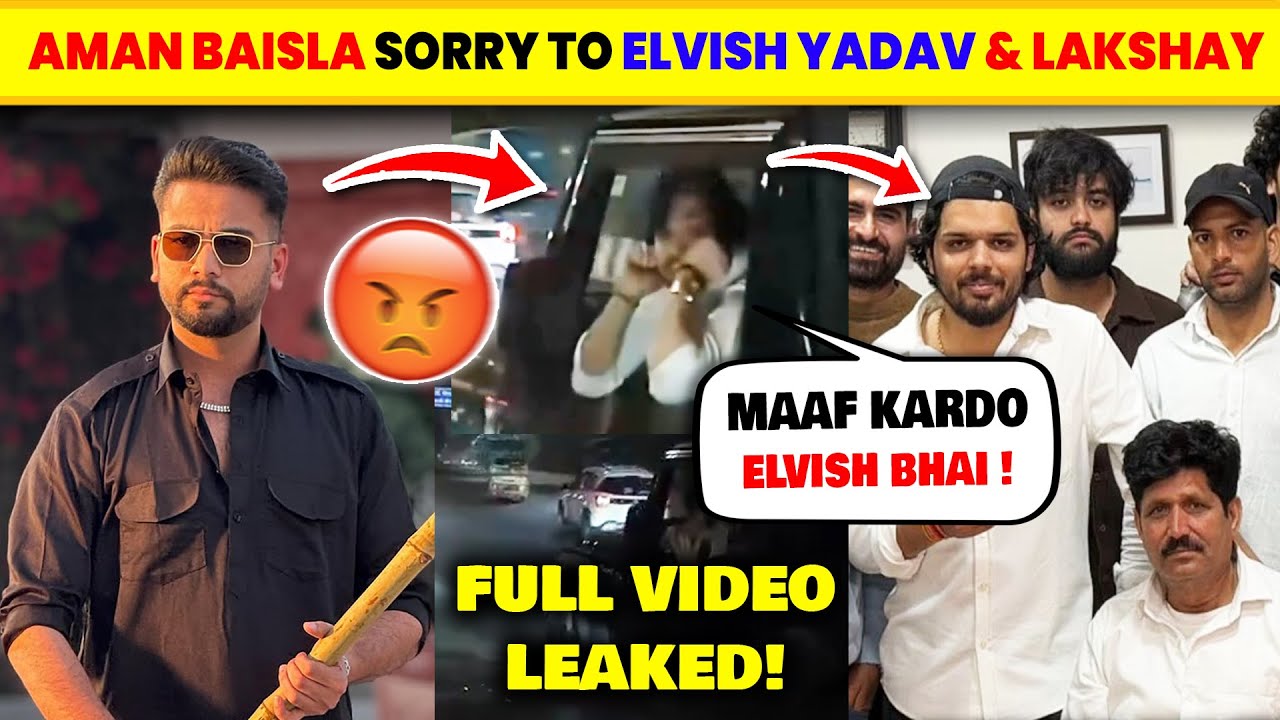 😱Aman Baisla BEATEN by Elvish Yadav & Lakshay Chaudhary ! | Full Video LEAKED 😨