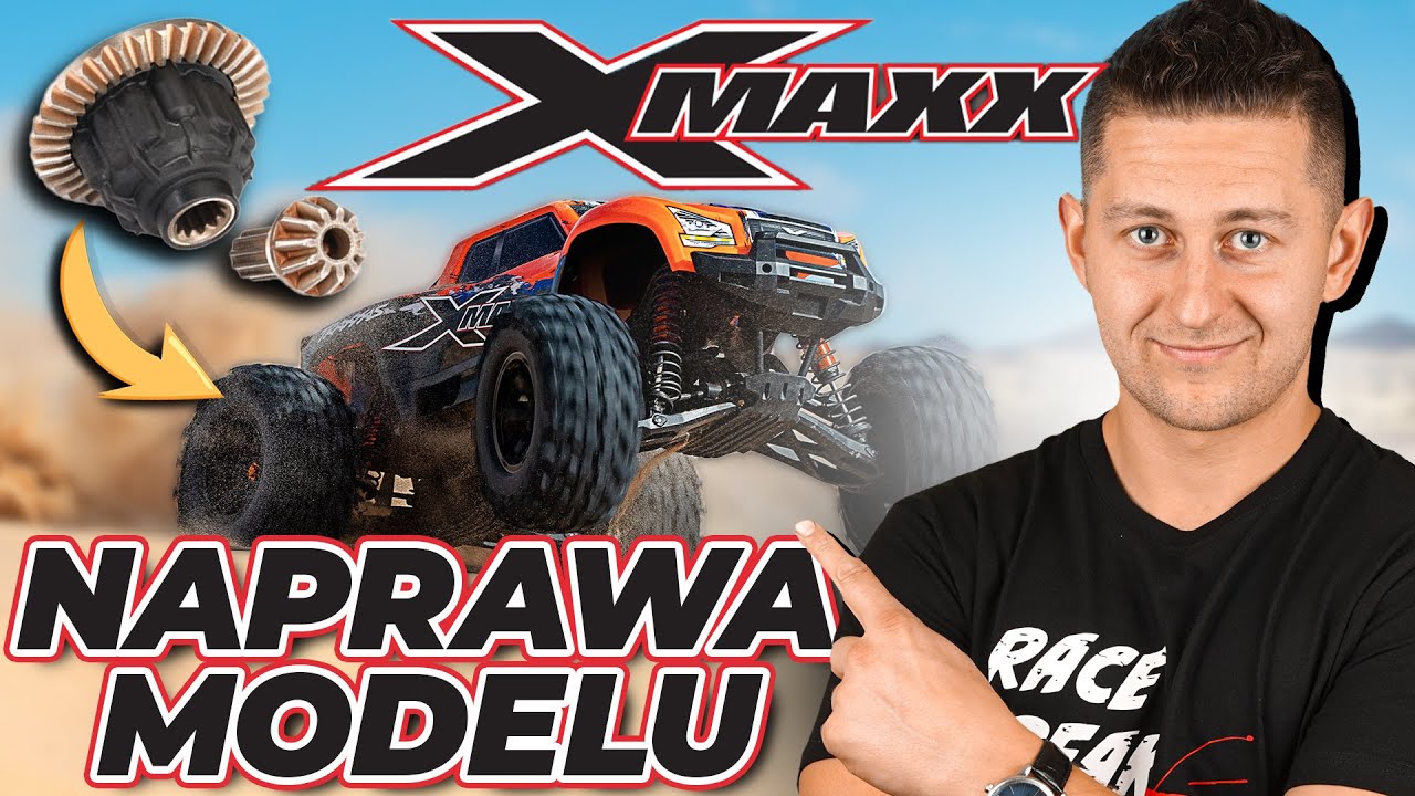 Naprawa dyferencjału TRAXXAS X-MAXX. Tylny dyferencjał diagnoza i SERWIS. Model wydaje dziwny dźwięk