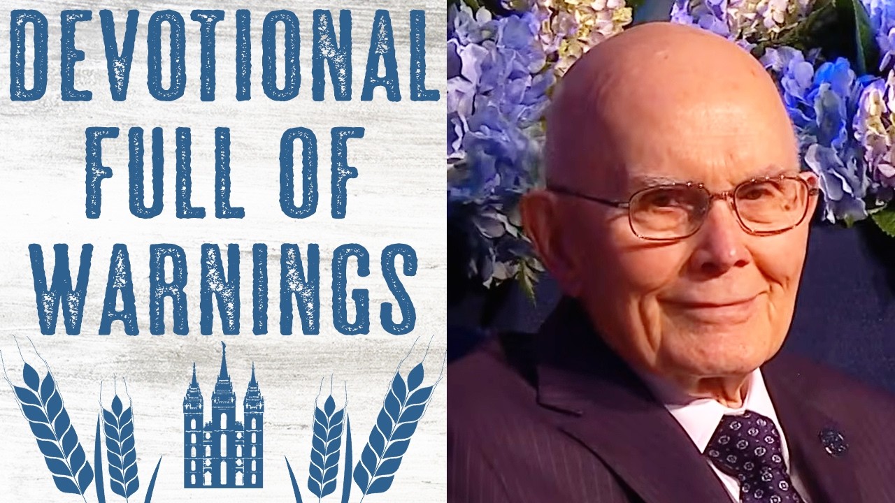 Powerful Devotional Full of Warnings from President Dallin H. Oaks