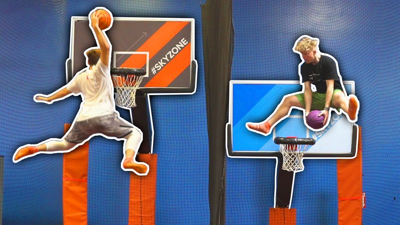 EPIC NBA SLAMBALL TRAMPOLINE BASKETBALL DUNKS