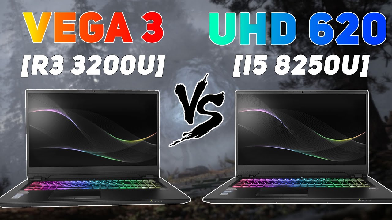 Vega 3 vs UHD 620 (mobile) | Ryzen 3 3200U vs i5 8250u | MOBILE GAMING BENCHMARKS | eSports Games
