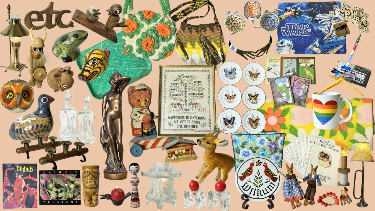Vintage Live Sale Sunday | Groovy Finds From Around the World | Vintage Lovers Join Us
