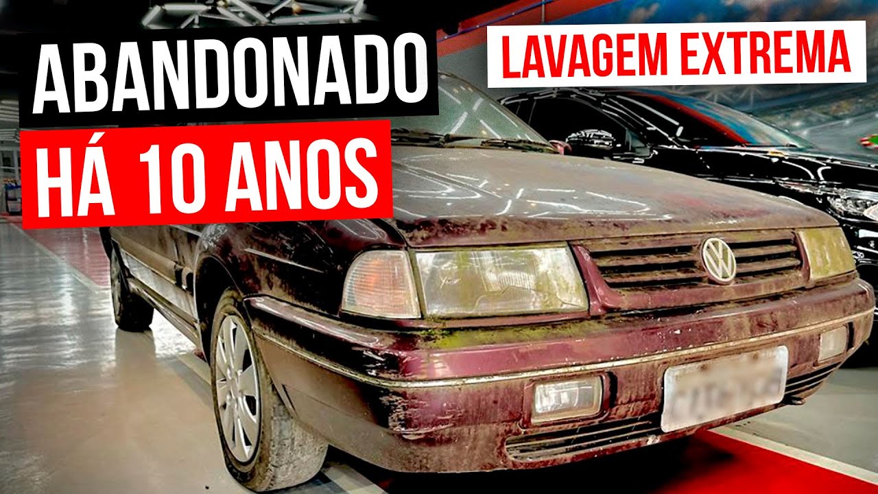 O CARRO MAIS SUJO DO BRASIL | Lavagem Completa depois de 10 Anos