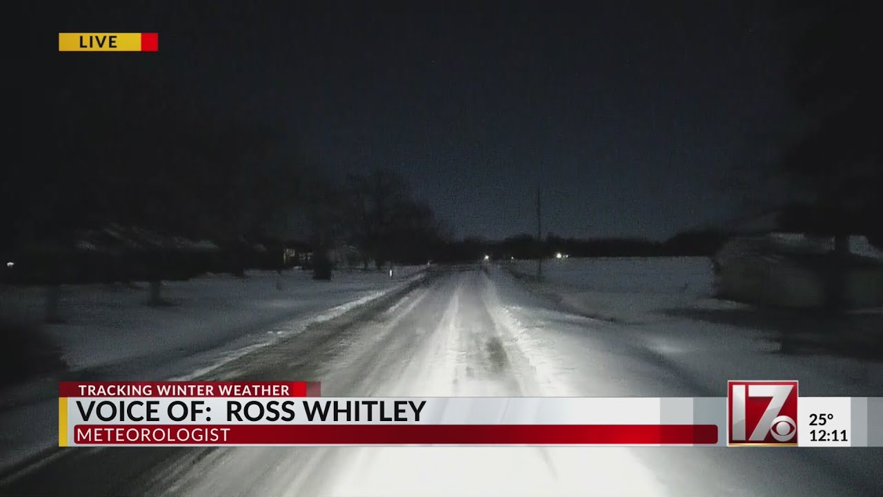 Hundreds of central NC roads icy for Monday morning