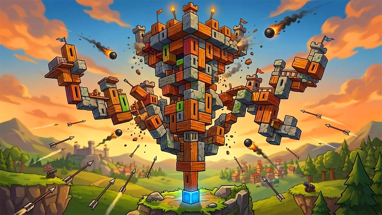 A Game About Building An Impossible Tower, Over And Over and It's Good! - The Tower Must Fall