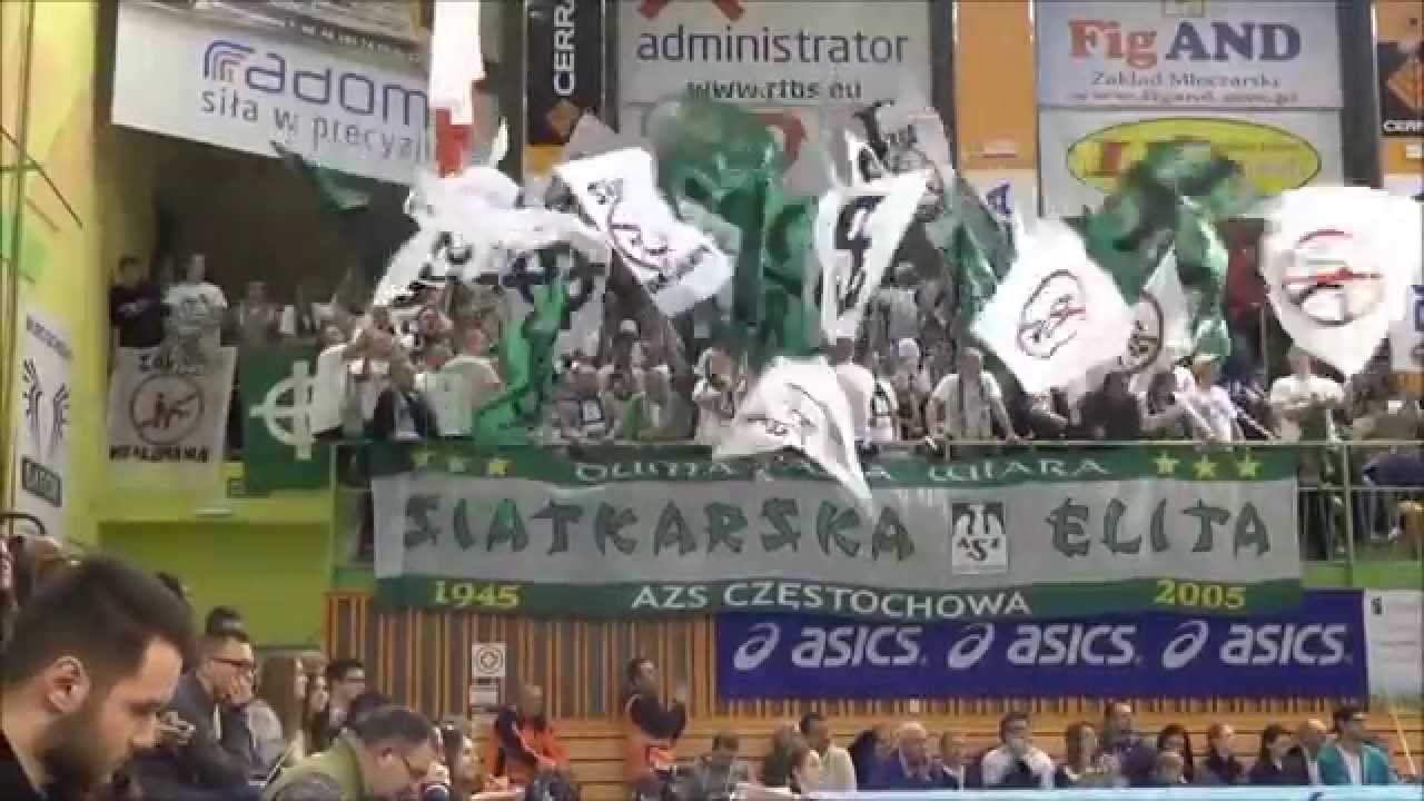 Czarni Radom - AZS Częstochowa oprawa Siatkarskiej Elity