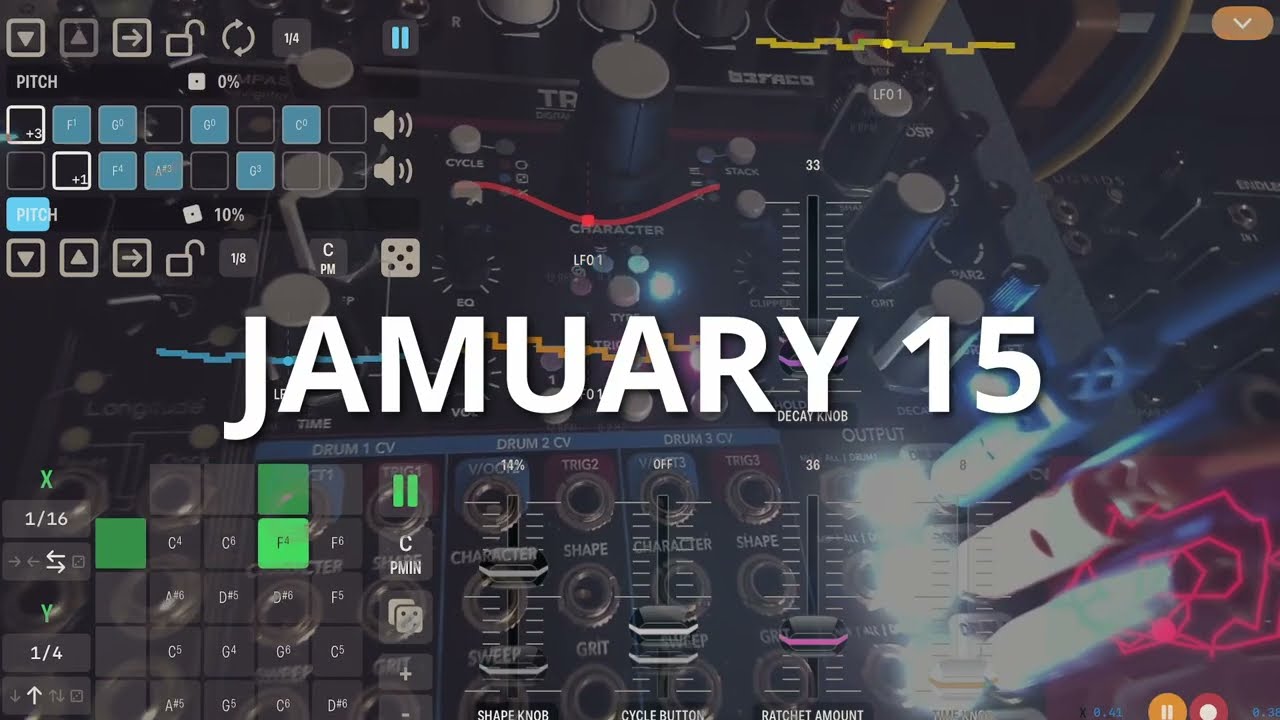 jamuary15 - chaotic and glitchy blips with Condukt and Trinity