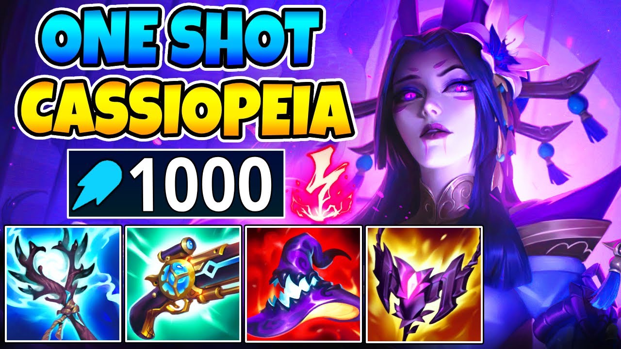 *ONE-SHOT* FULL BURST CASSIOPEIA CAN DELETE YOU INSTANTLY! (NEW BROKEN BUILD) - League of Legends