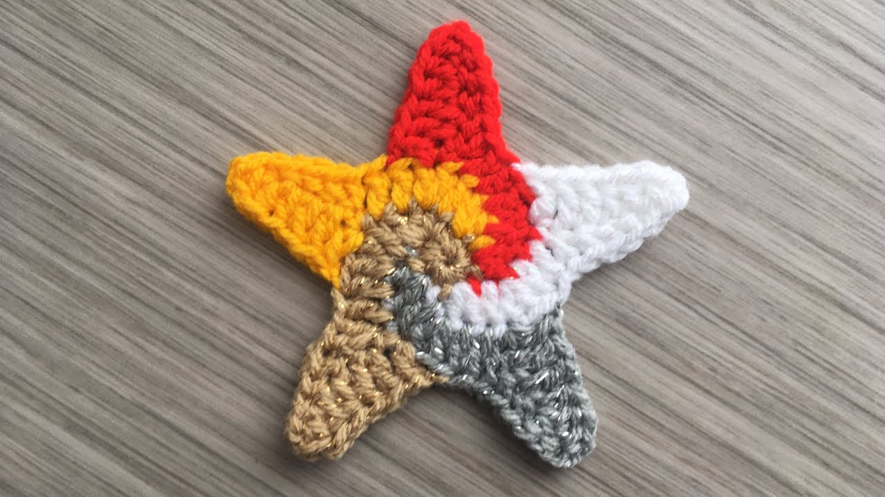 Tuto crochet étoile en spirale