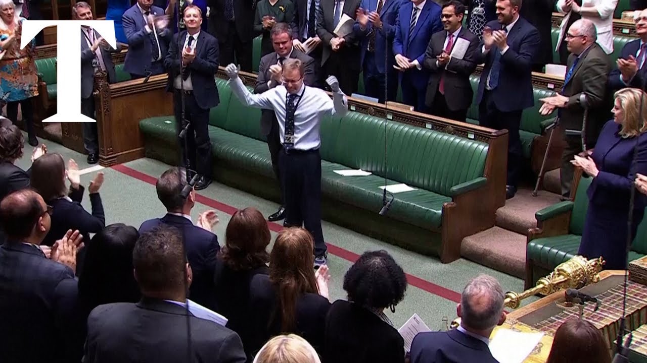 Tory MP Craig Mackinlay gets standing ovation in Commons after sepsis