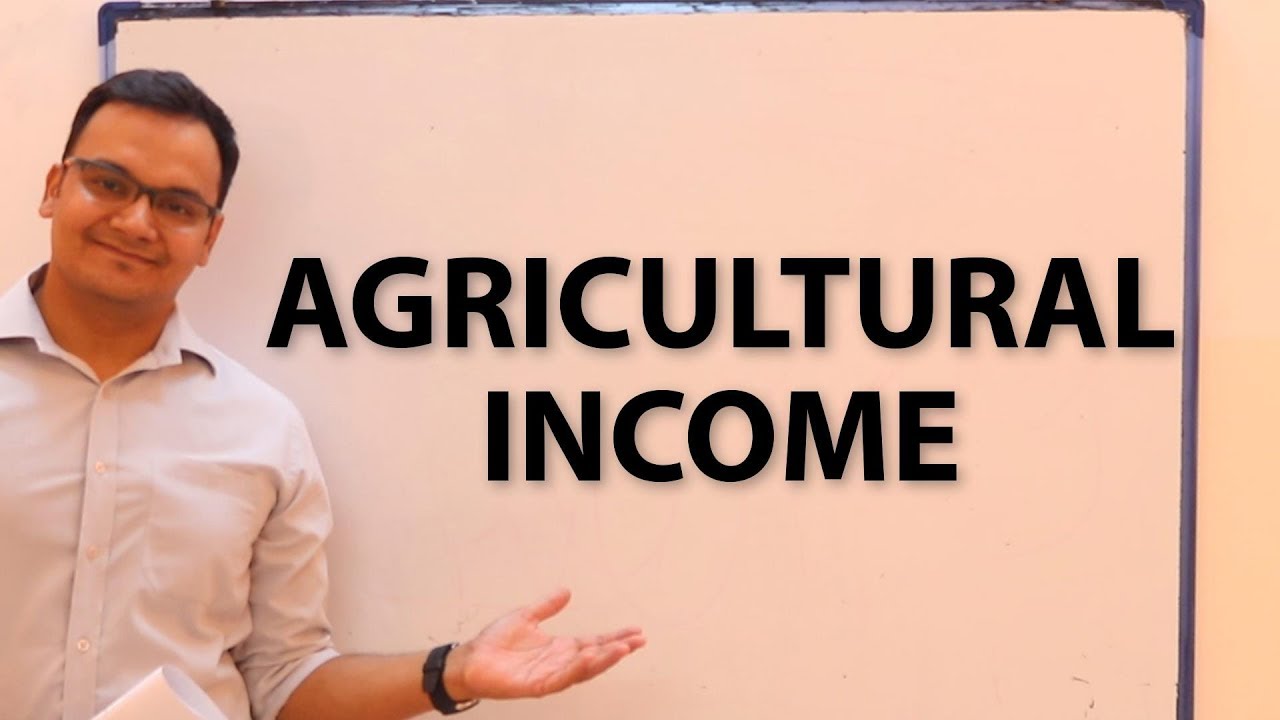 AGRICULTURAL INCOME