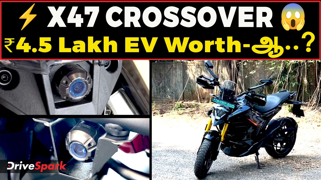 Ultraviolette X47⚡| India Future EV Crossover Ride Review | Range & Performance உண்மையா? | Tamil
