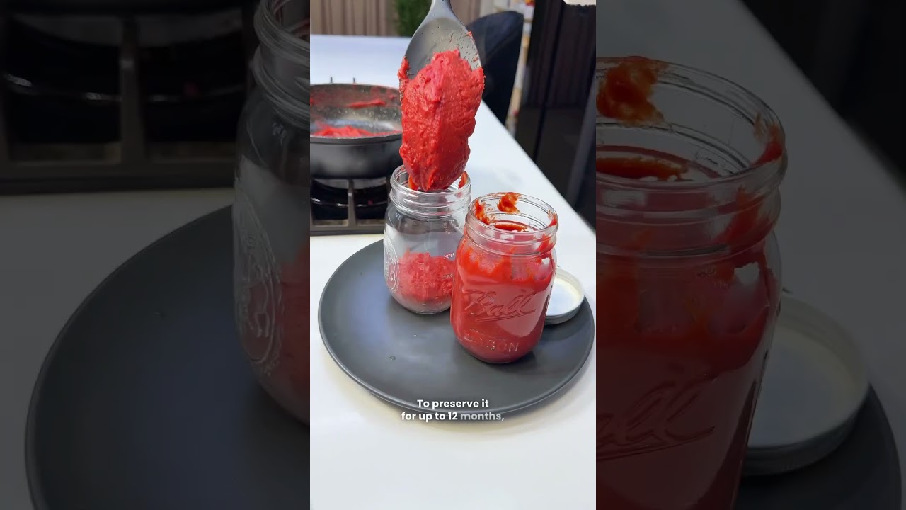How to make tomato paste at home.. and preserve for up to 12months