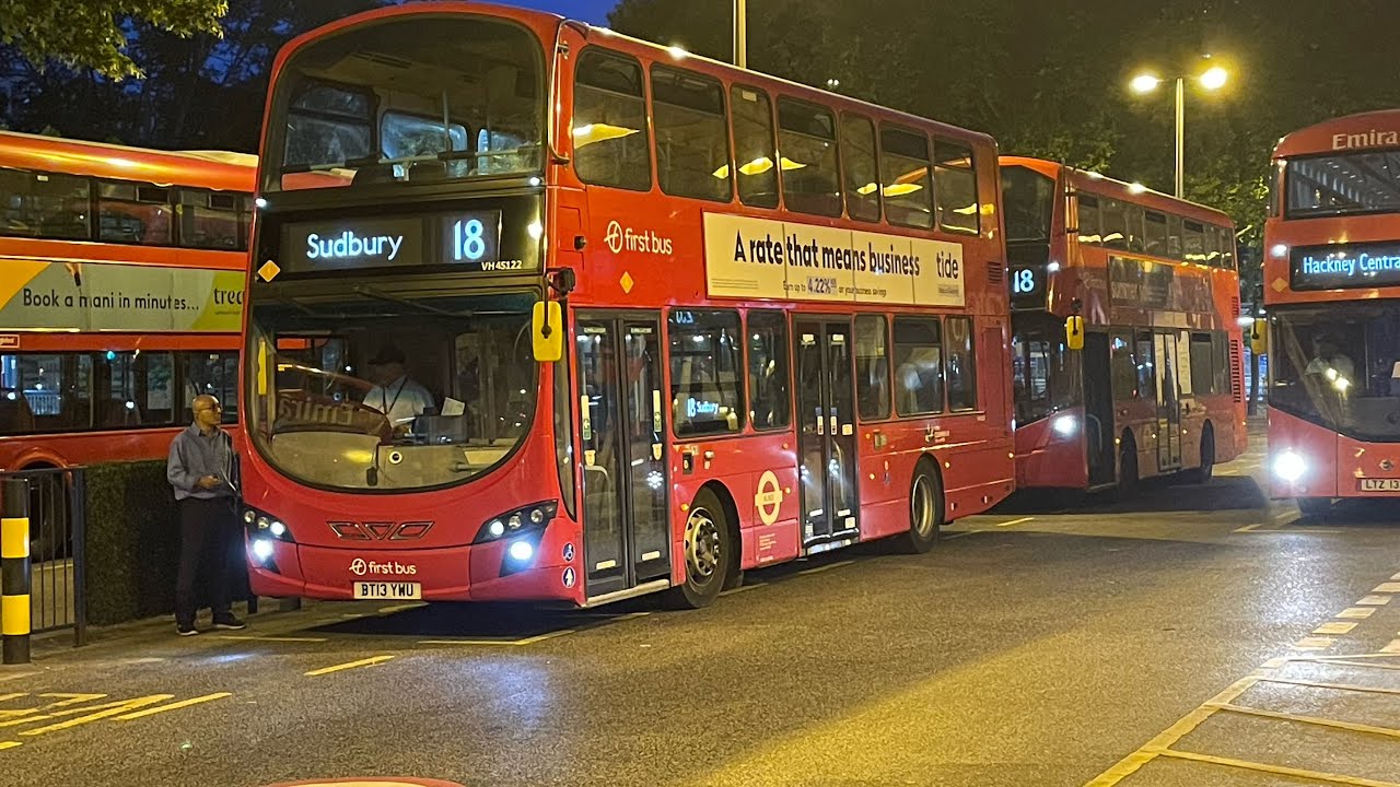 121 London’s Euston Bus Station at night, Saturday, 28th June, 2025
