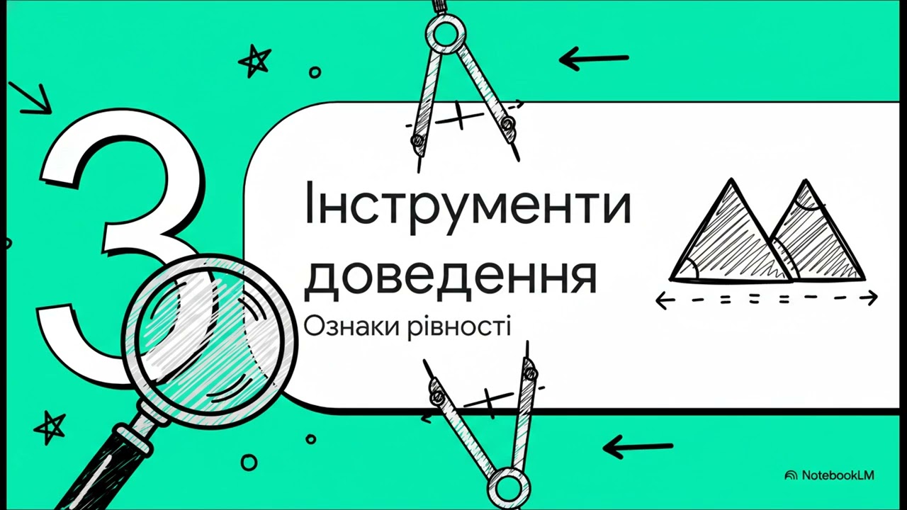 7 клас. Геометрія. Трикутники. Ознаки рівності трикутників