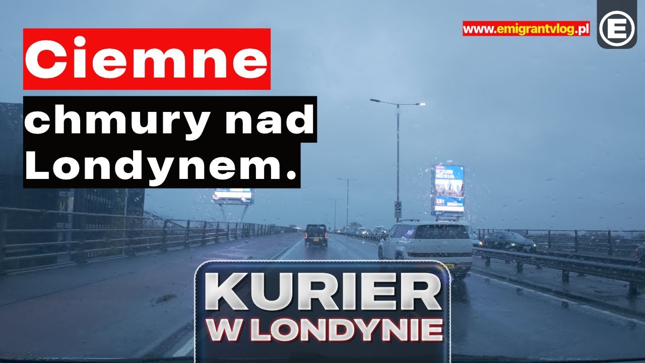 Ciemne chmury nad Londynem | KURIER W LONDYNIE #londyn #praca #kurier