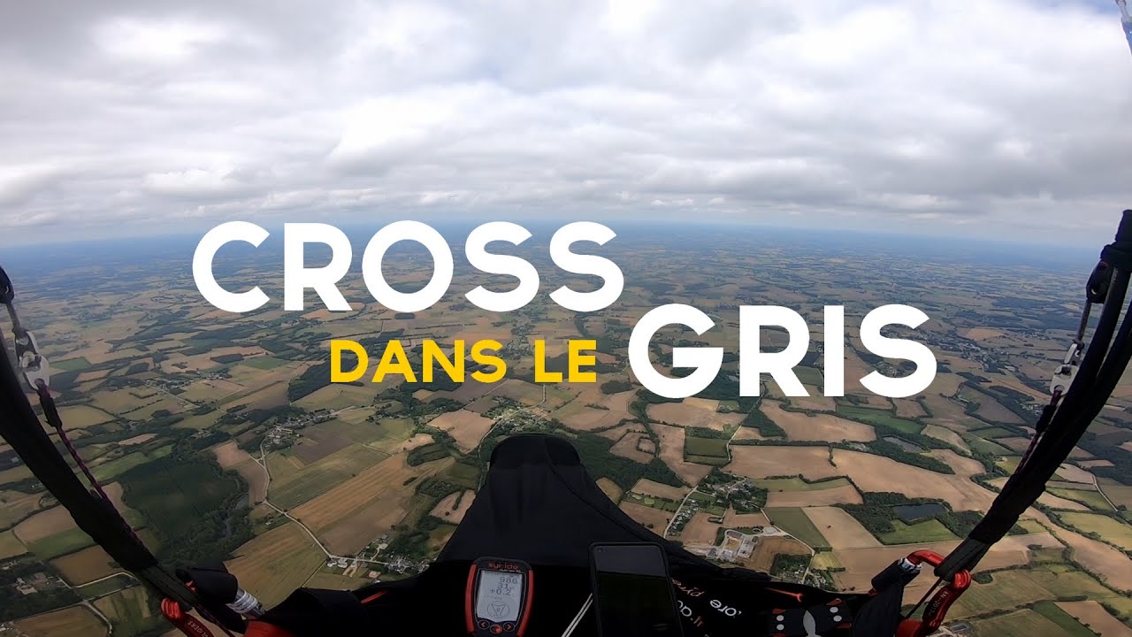 Parapente cross - Sous le gris, ça monte ! Analyse d'un triangle en plaine ☁️
