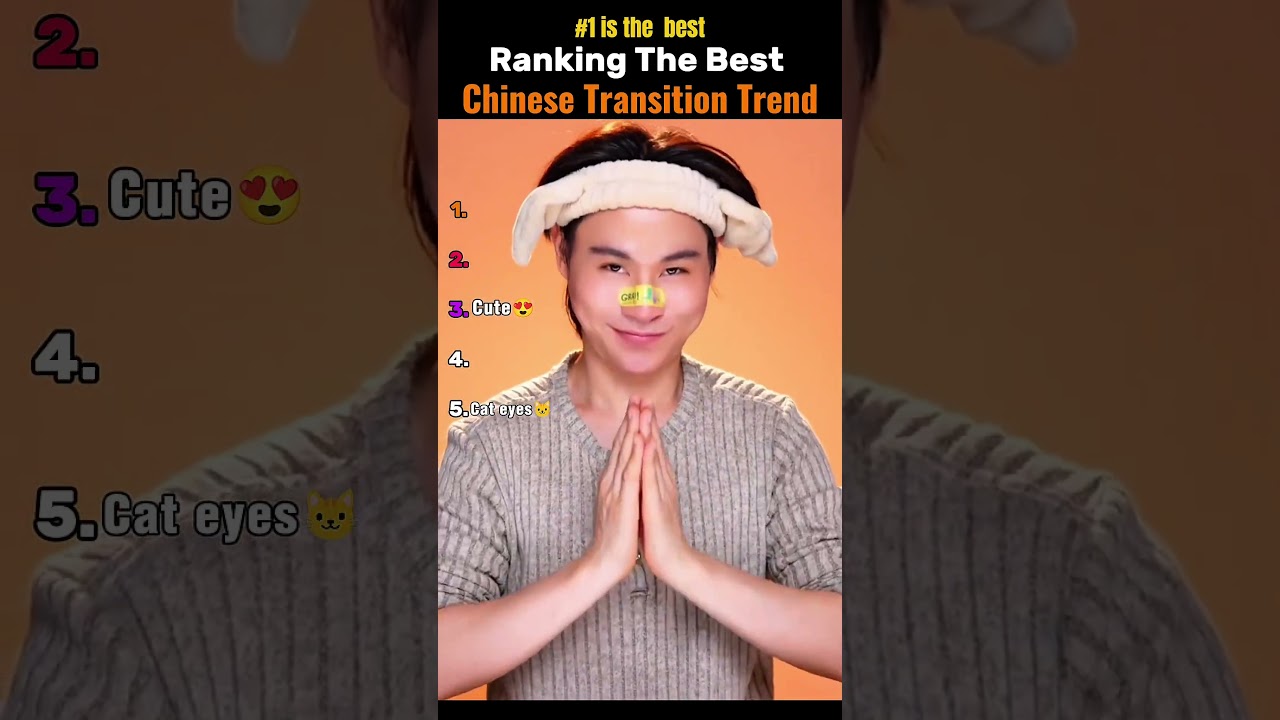 Wait for the last one🔥🤯 #ChineseTransition #TransitionTrend #ViralTransitions
