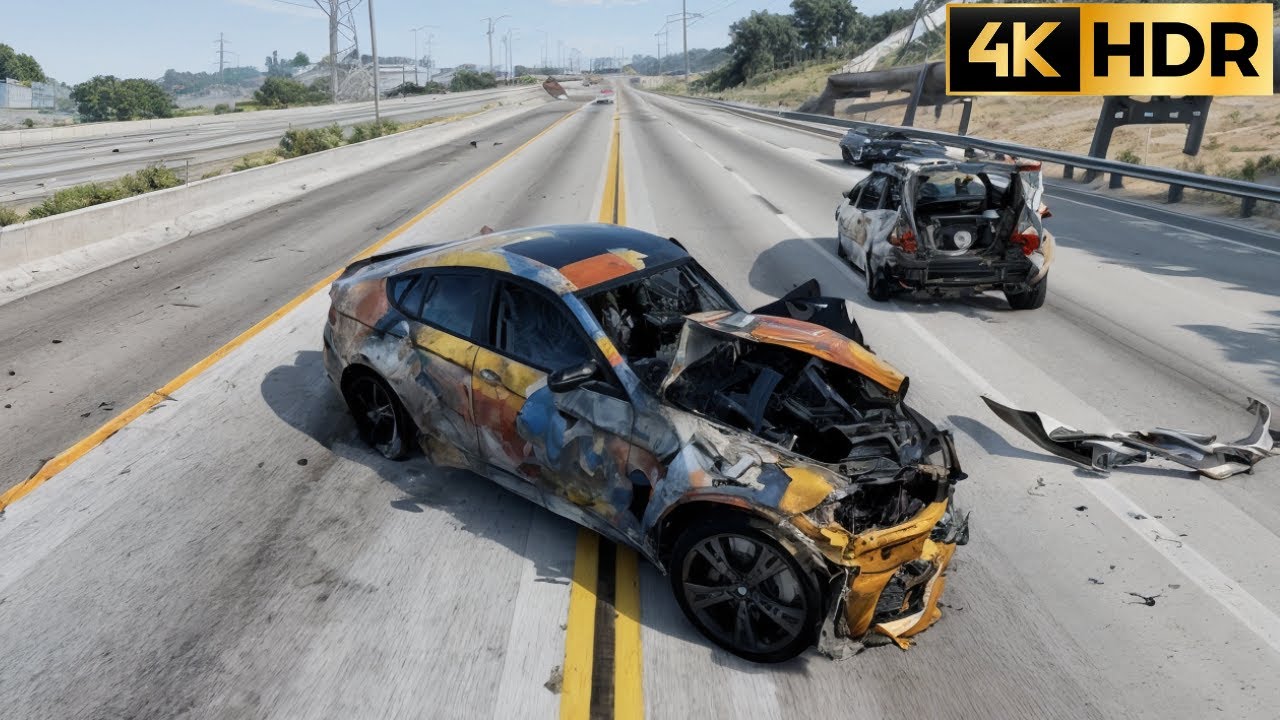 Car Crashes Marathon 2025 #2 - BeamNG Drive | Slow Motions