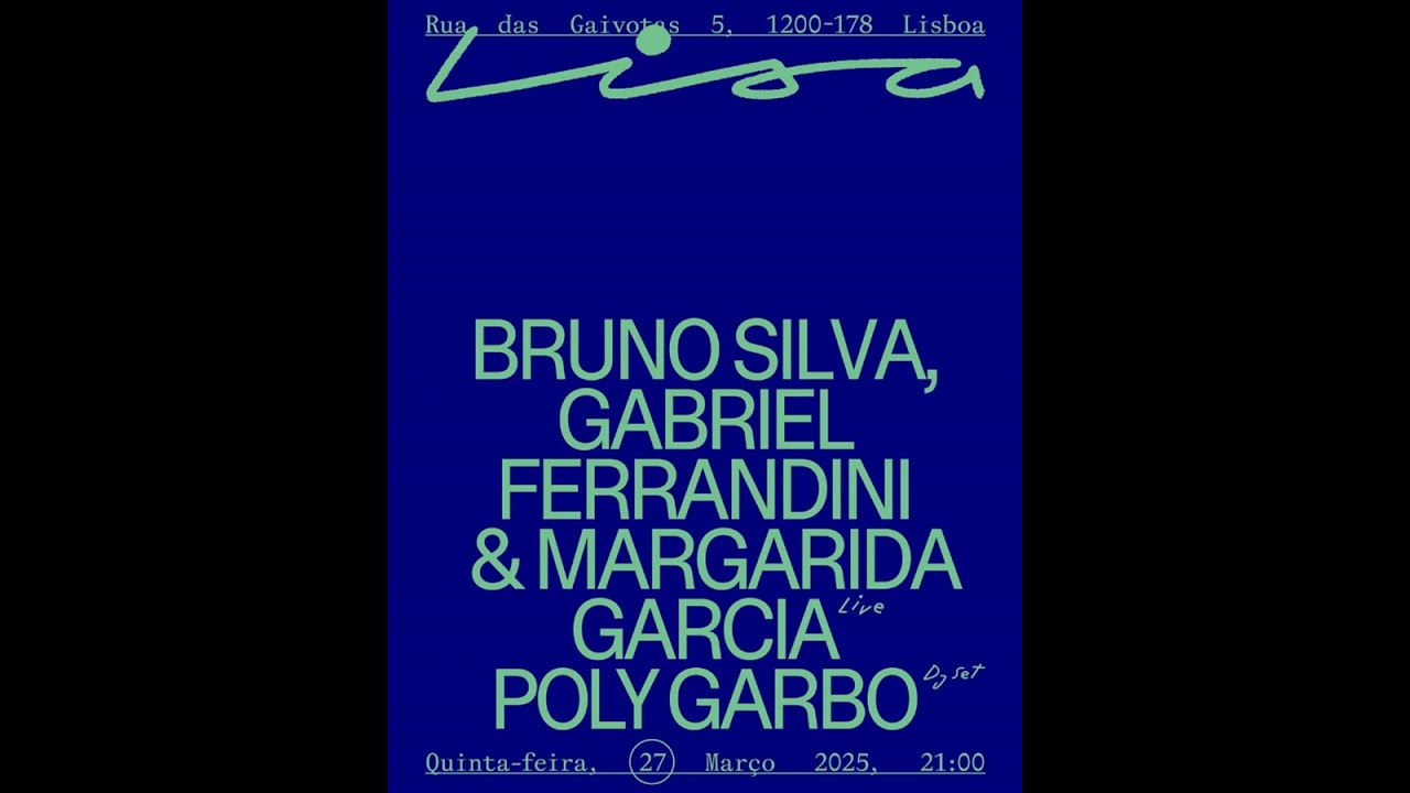 Bruno Silva, Gabriel Ferrandini & Margarida Garcia ao vivo na Lisa