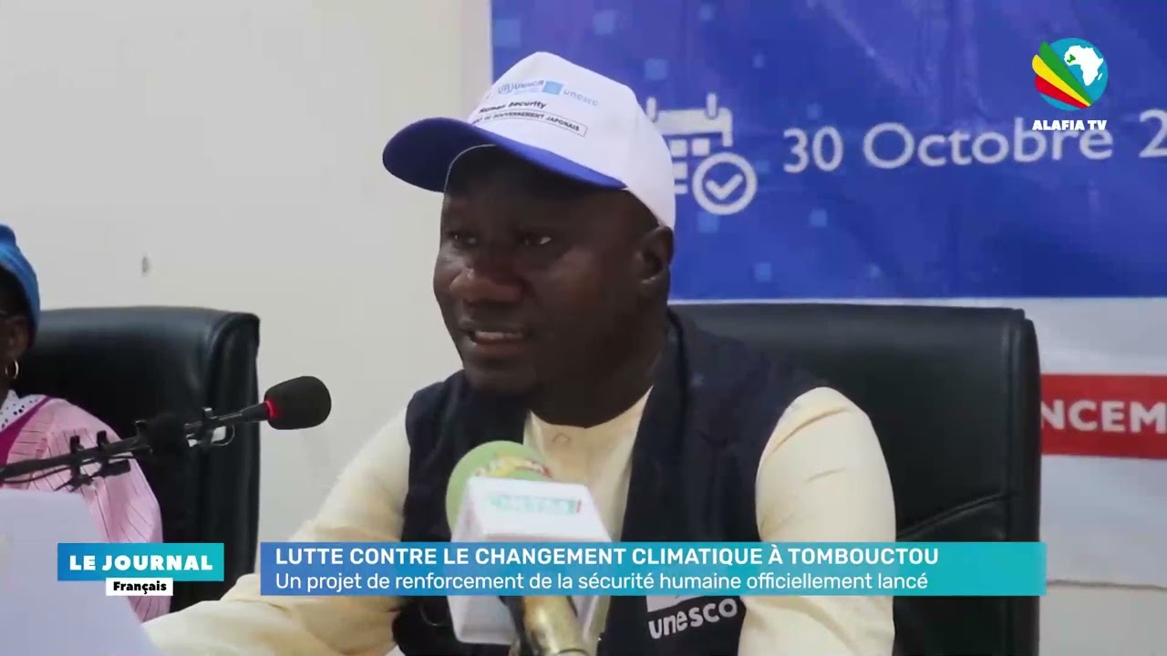 Reportage d'Alafia TV sur la cérémonie de lancement du projet Human Security à Tombouctou