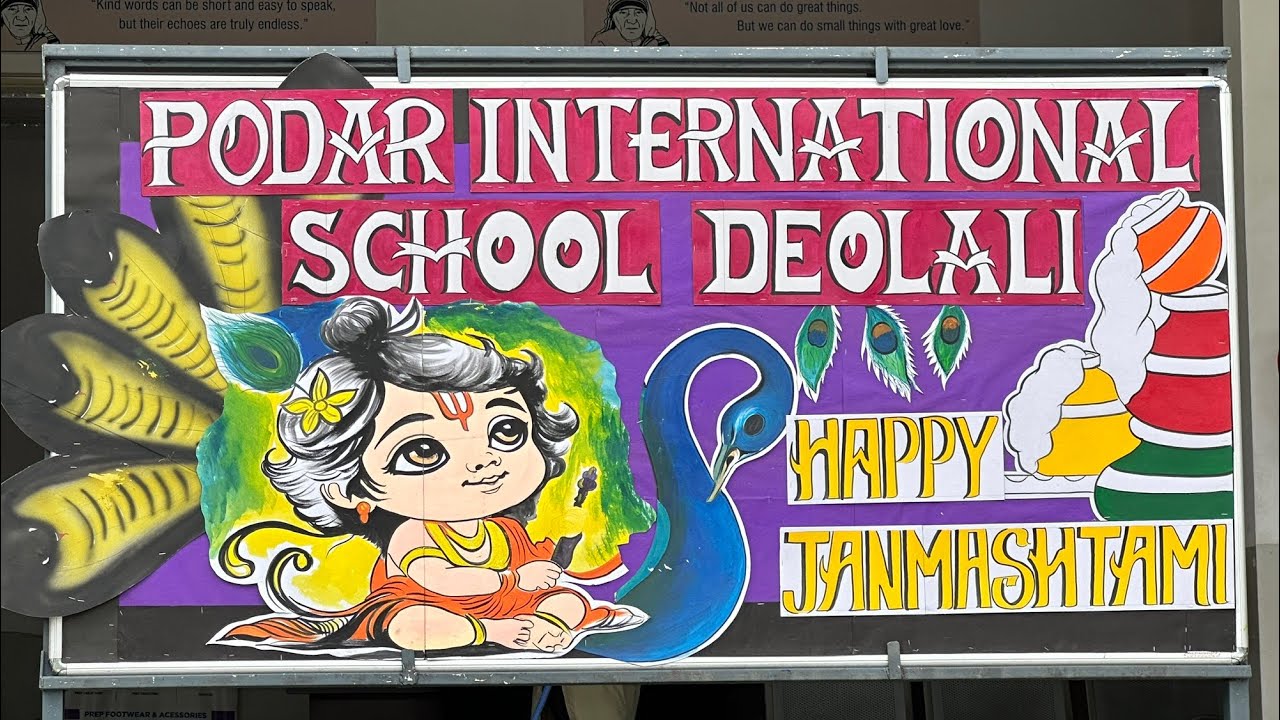 ✨ Podar International School Deolali | Dahi Handi 2025 Celebration 🪔🎶| Krishna Janmashtami Special 🎉
