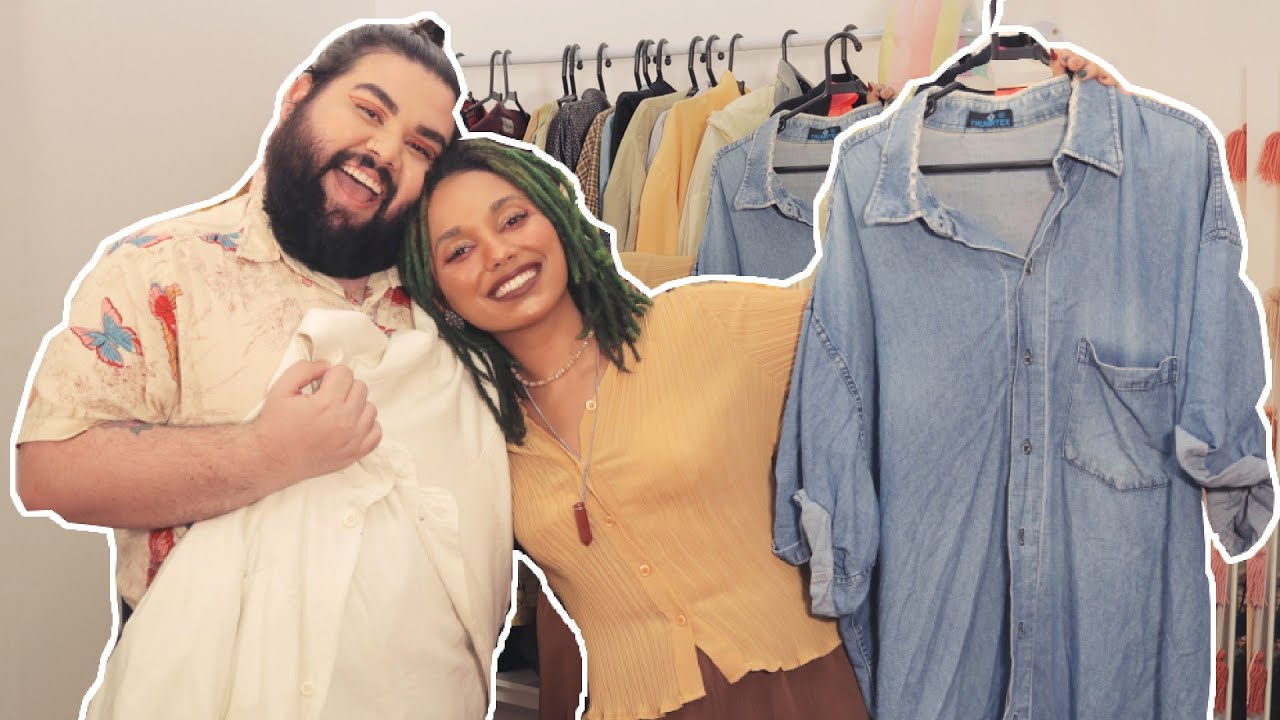 ROUPA PARA GORDOS NO BRECHÓ? O ESTILO DE BRECHÓ DE JÚLIO FERNANDEZ #MeuGuardaRoupaDeBrechó