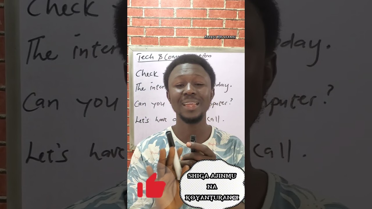 Tech & communication koyanturanci da hausa cikin sauki..#Aliyukama#zaurenkoyanturanci