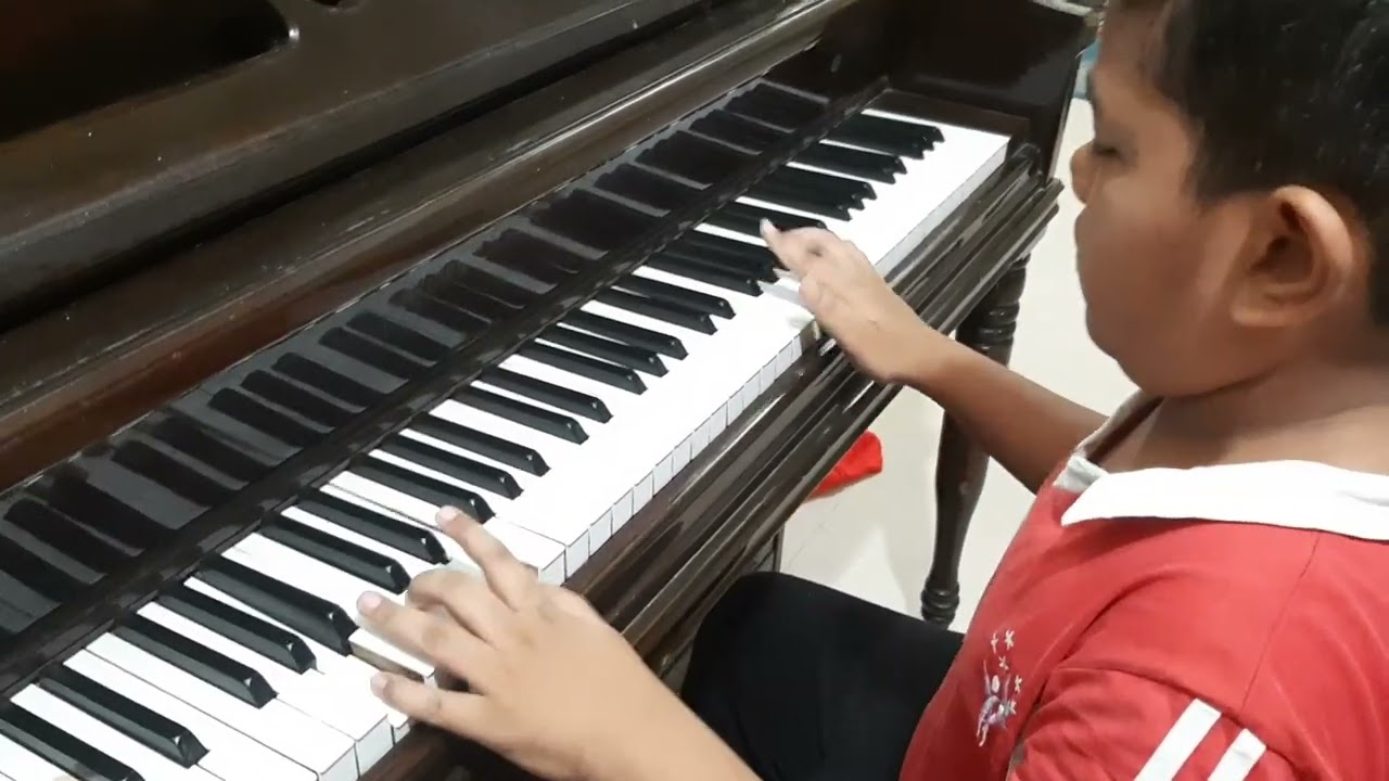 PIANO BELAJAR COVER BY JUSTIN BRAM