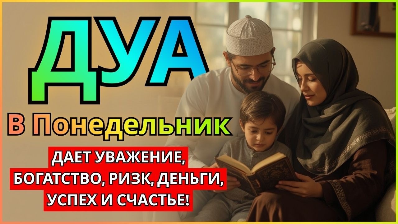 Самая сильная дуа во Понедельник! Ризк, богатство, успех, счастье!