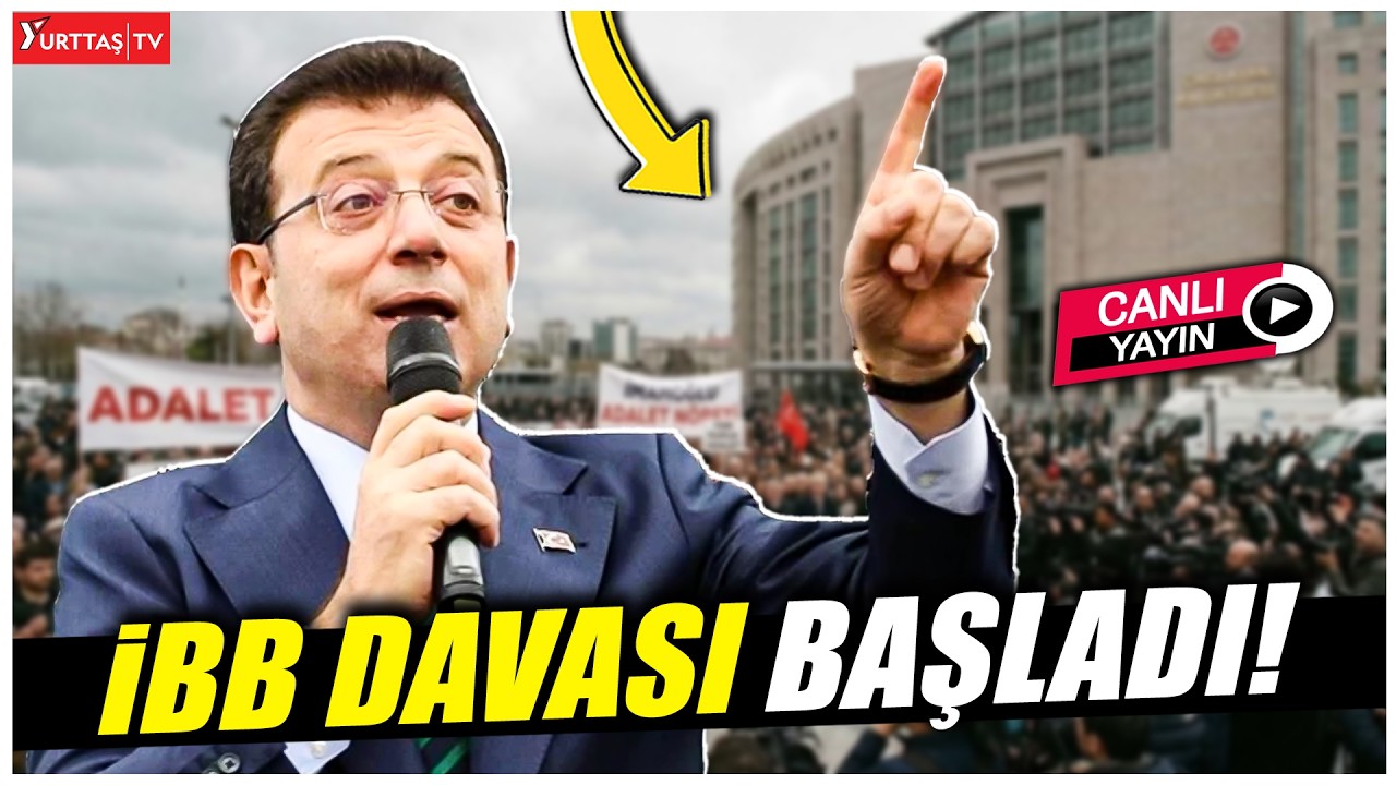 Ekrem İmamoğlu'nun da yargılandığı İBB davası başladı! #canlıyayın