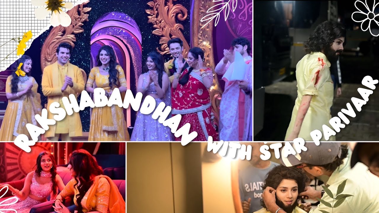 Raksha bandhan with Star parivaar⭐️| Adrija Roy | #anupamaa #starplus #star #bts
