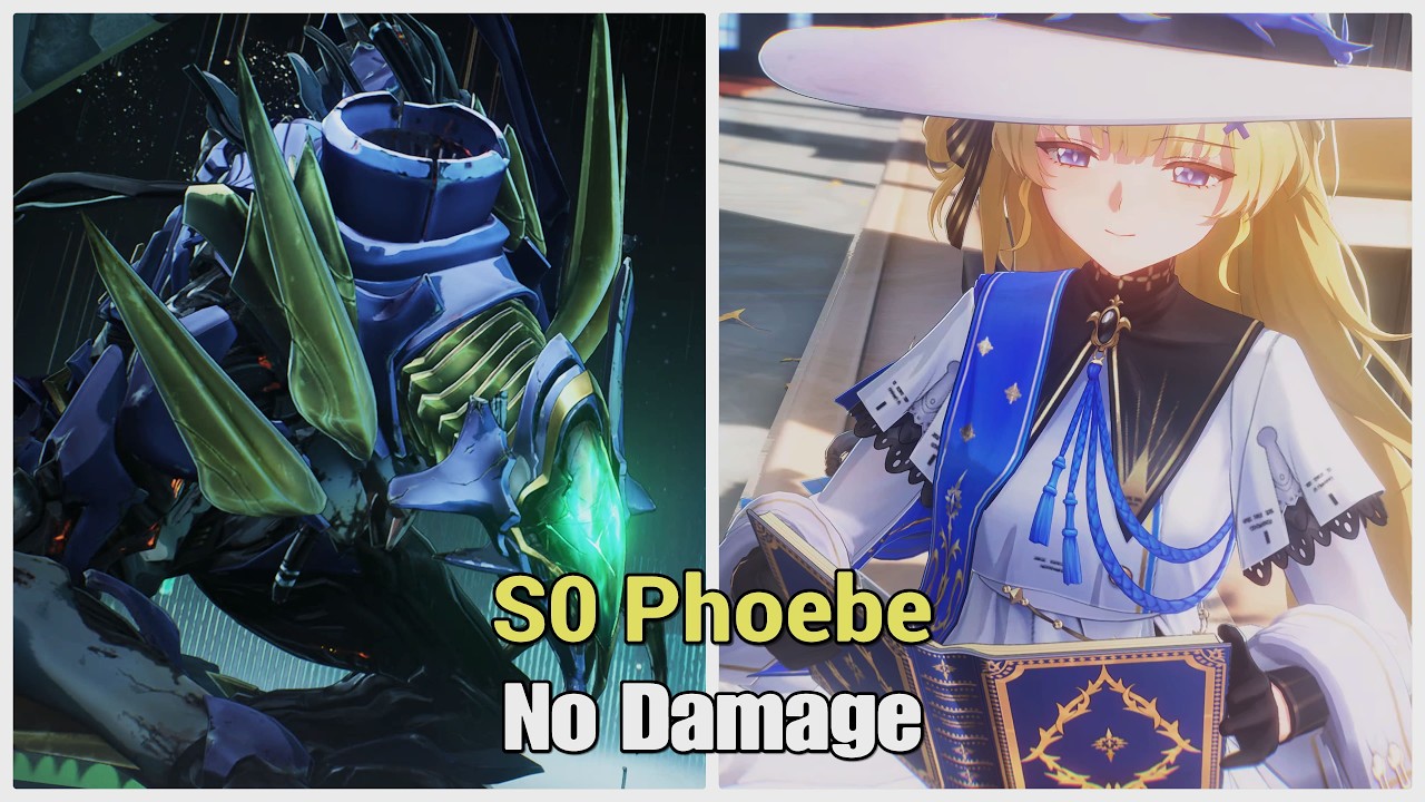 Reactor Husk Tactical Hologram (Lvl 100) No Damage With Phoebe Team | Wuthering Waves