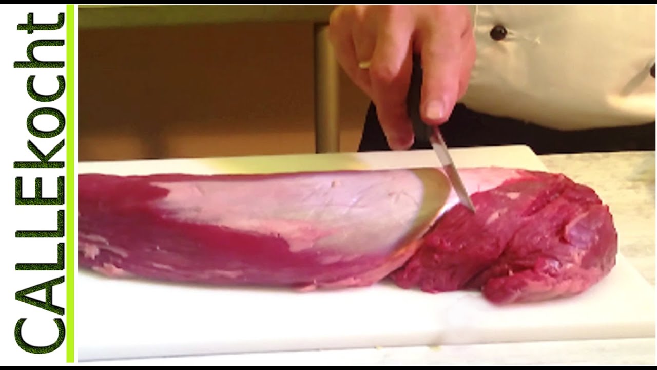 Anleitung: Frisches Rinderfilet vorbereiten und richtig zubereiten. So wird sauber pariert