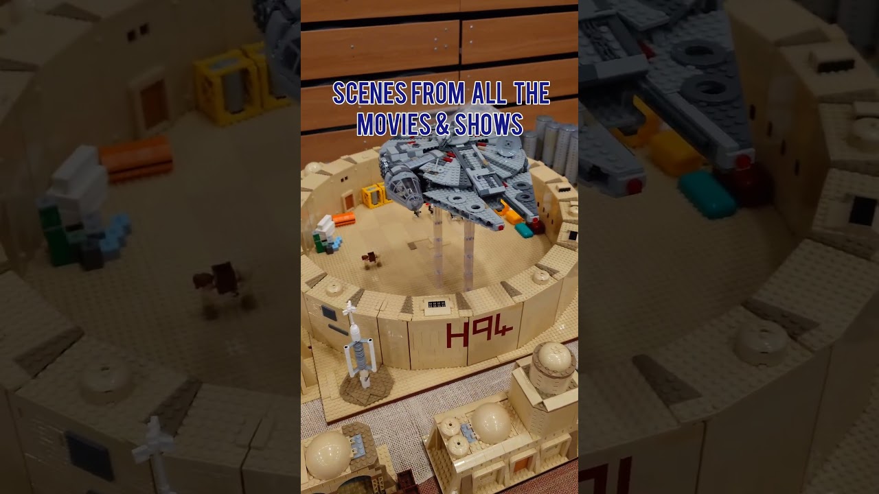 Huge Star Wars Tatooine MOC @Edinbrick2025 #shorts