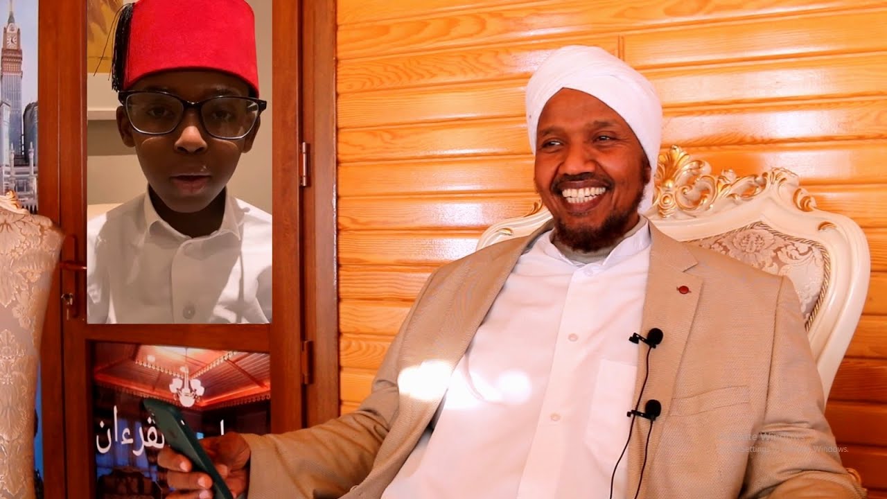 Wiil yar oo Minnesota ka yimid oo Qiiro geliyey Sh Abdirashiid  Suufi  / kana yaab saday