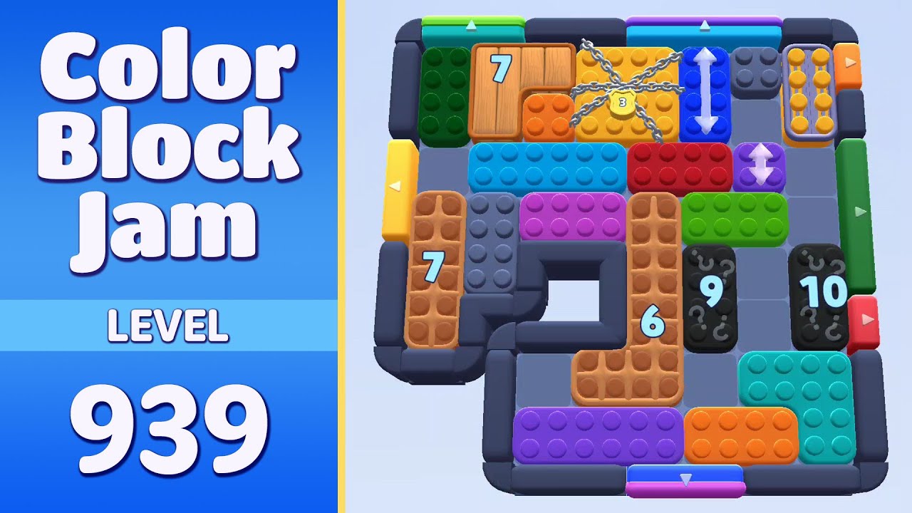 Color Block Jam Level 939 (940) | Every Puzzle Solved! 🎯