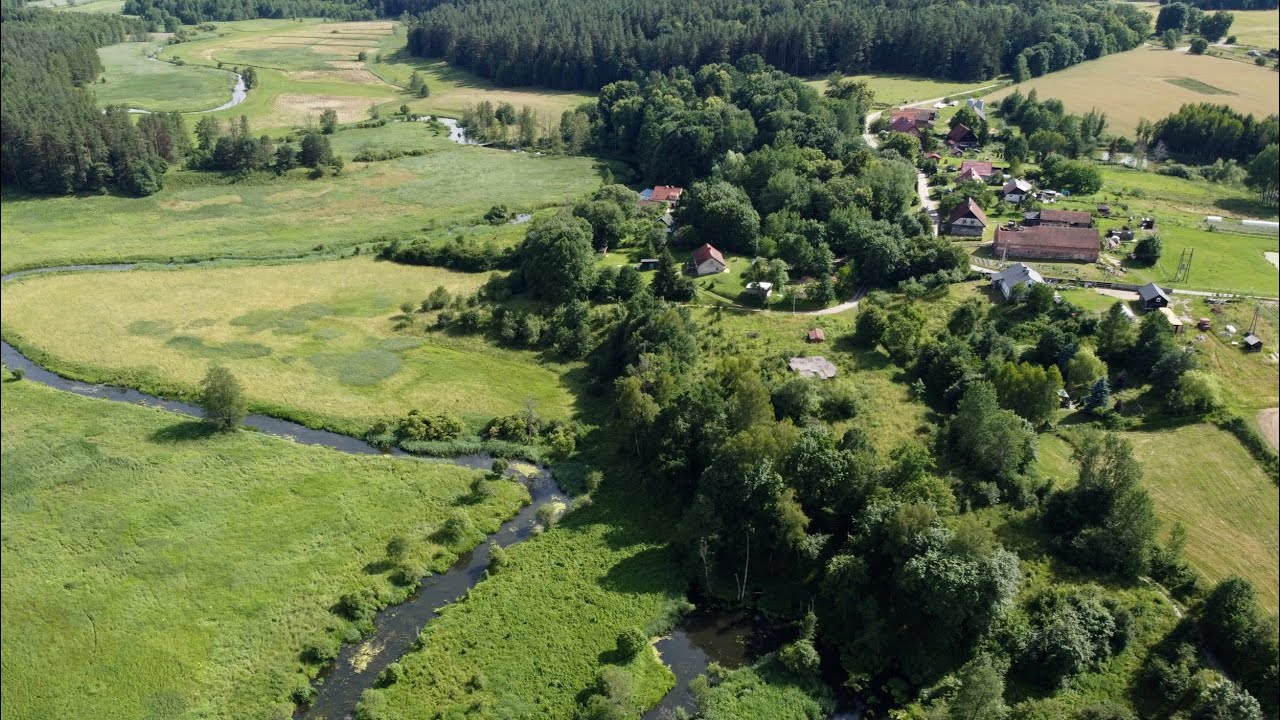 Warmia i Mazury widziane z góry: Kajny, taran wodny i Stara Łyna [4K]