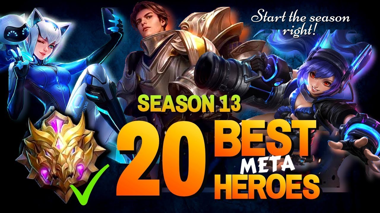SEASON 13 META HEROES in MYTHIC RANK in Mobile Legends