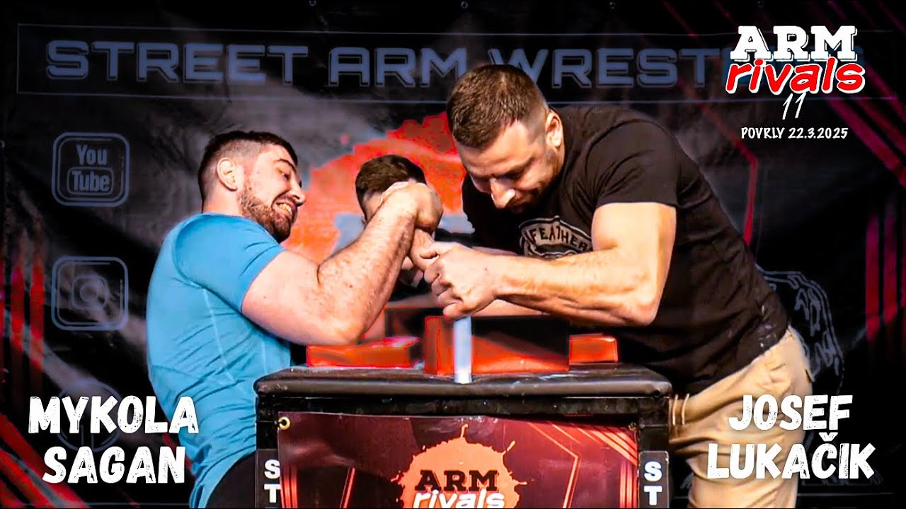 Josef Lukačik vs Mykola Sagan | Titulový zápas | Arm Rivals 11 | Street Armwrestling