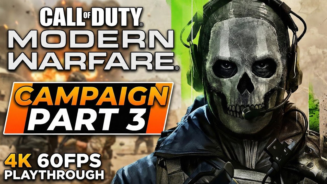 Call of Duty Modern Warfare 2 Campaign - Part 3 Playthrough (1440p 60FPS)