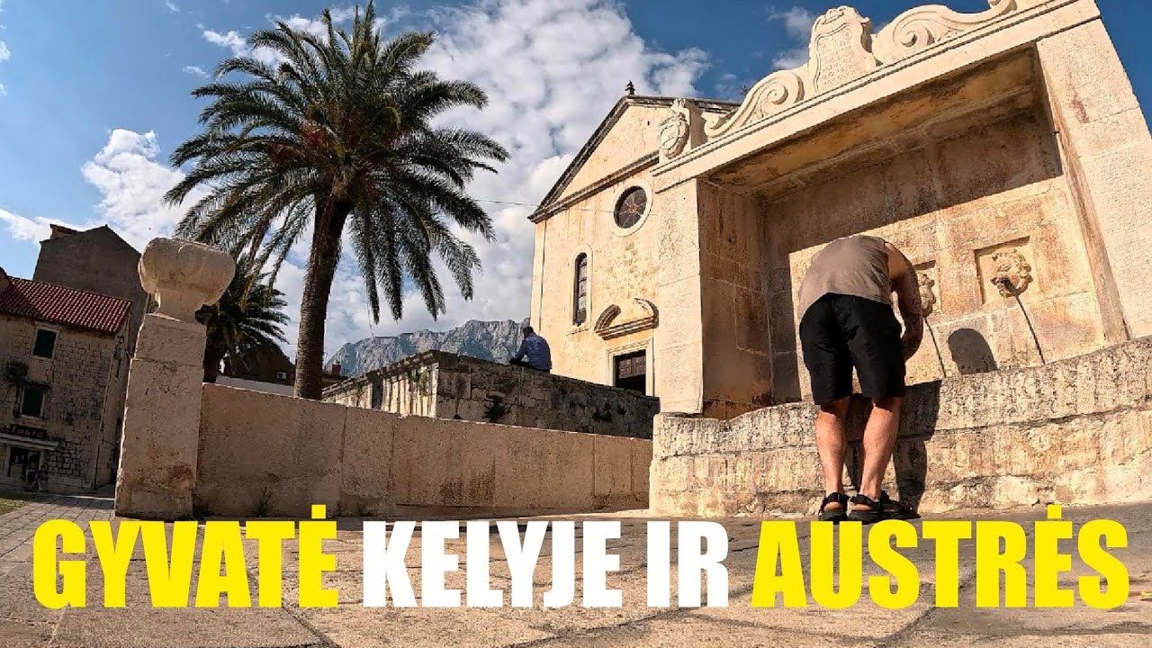 KELIONĖ PER KROATIJOS PAKRANTĘ.  AUSTRĖS, GYVATĖS IR PIRATŲ MIESTELIS. #07