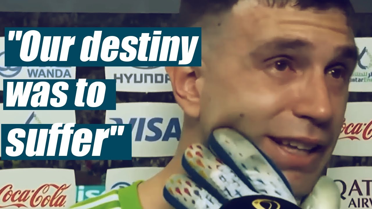 Argentina&acute;s Goalkeeper Emi Martinez - Interview after winning the World Cup - English Subtitles