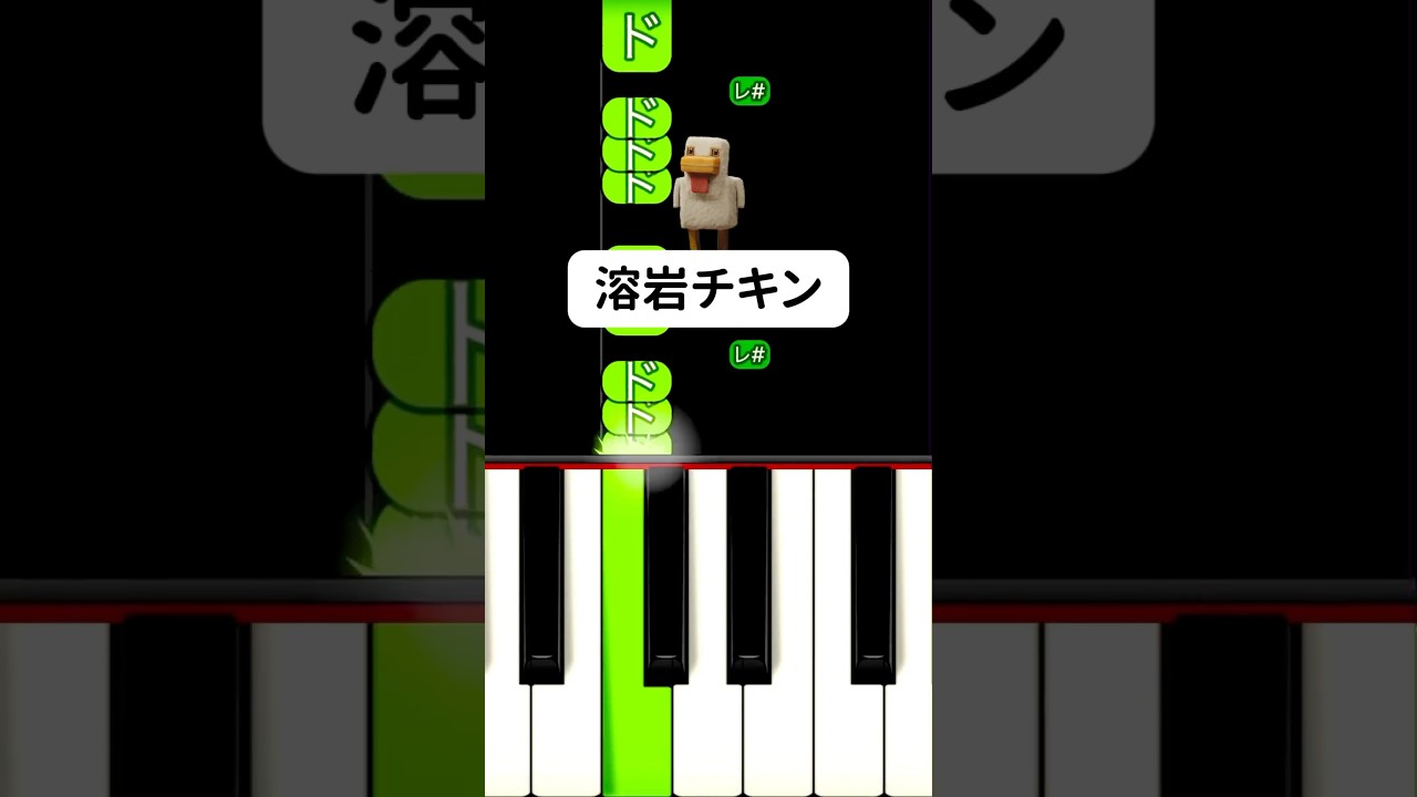 よよよ溶岩〜チチチチキン〜 #ピアノ簡単