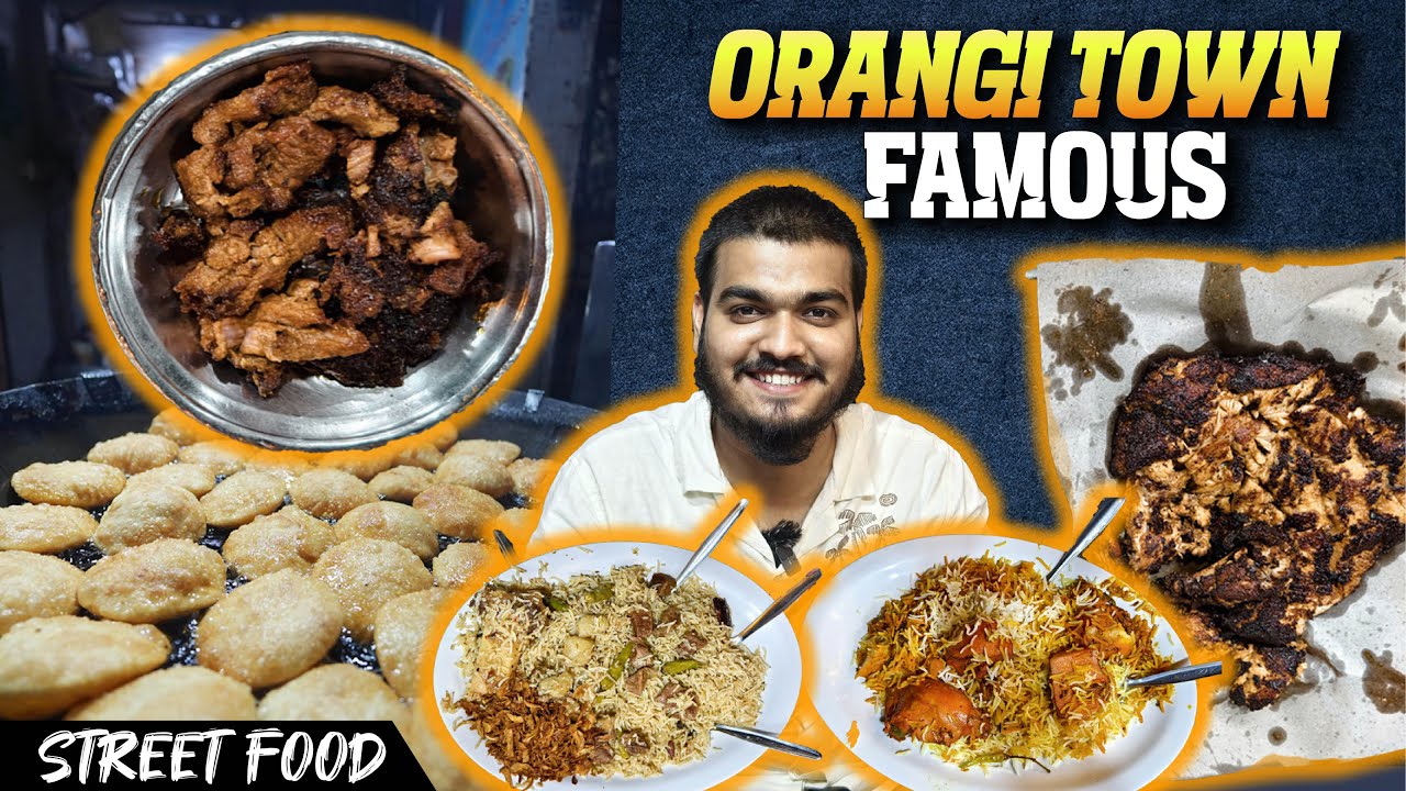 ORANGI TOWN FAMOUS Street Food ! | Rustam Chanp | Bhashani Kachori & Authentic Pulao !