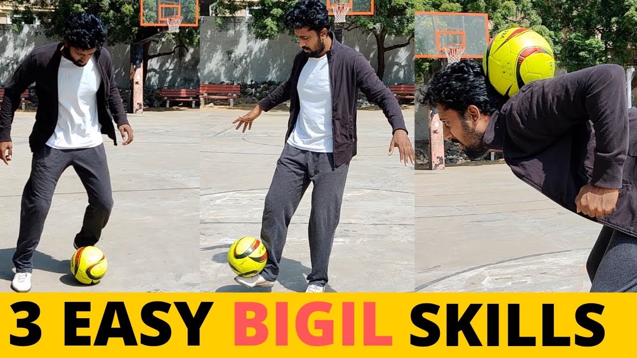 BIGIL Football Skills in 2 Minutes | நீங்களும் செய்யலாம் வீட்டிலிருந்து
