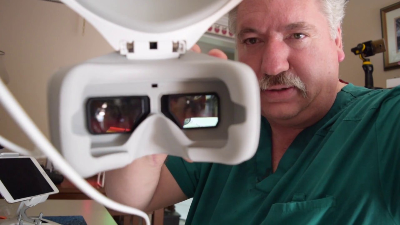 DJI Goggles connect options for Phantom 4 Pro V1. Note: Newer P2P V2 uses wireless Ocusynce 1.0