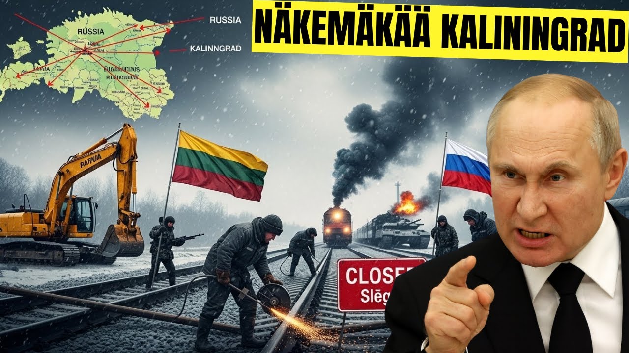 Eurooppa katkaisee radat Kaliningradiin&mdash;Ven&auml;j&auml;n It&auml;meri-yhteys romahtaa